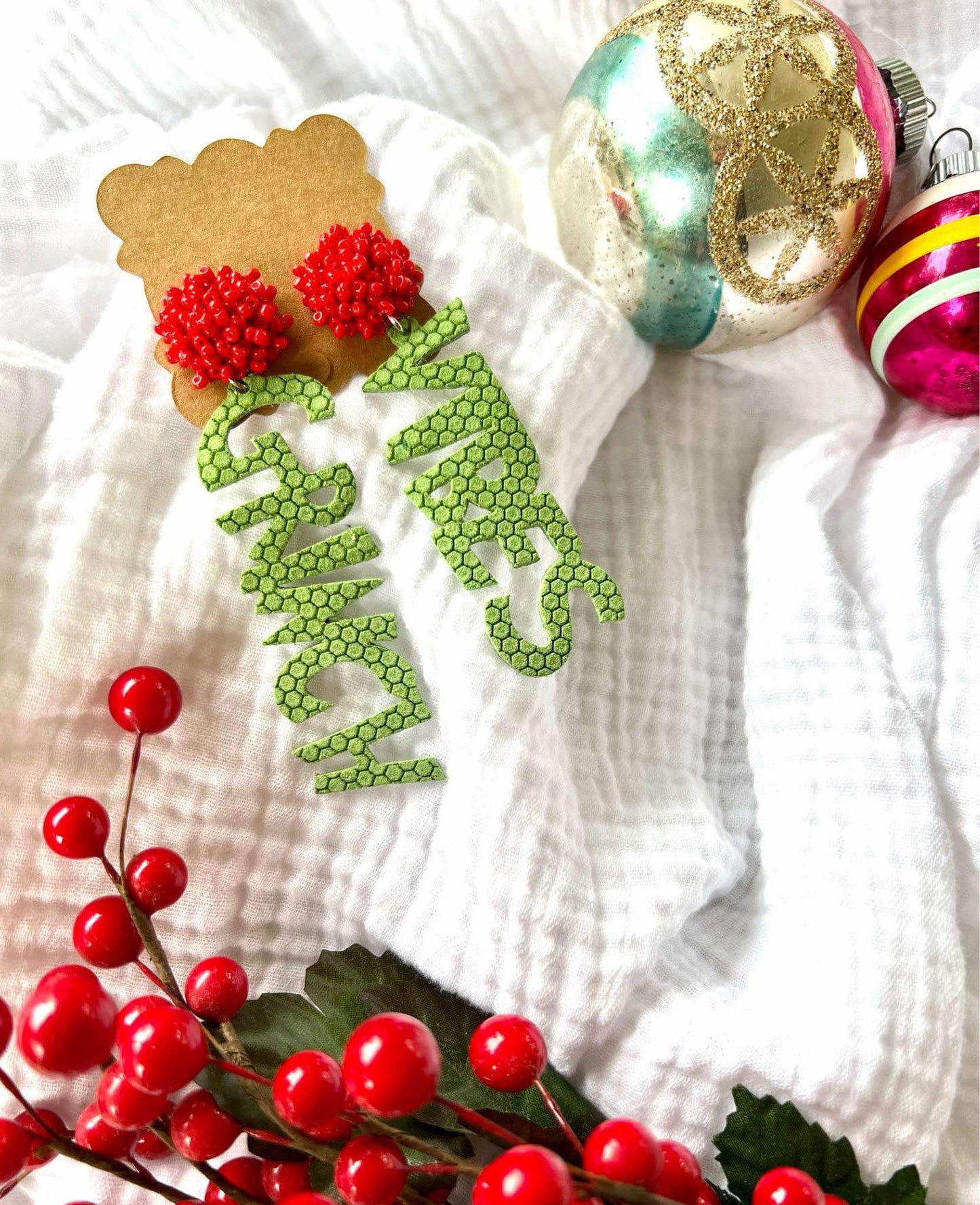 Grinch Earrings