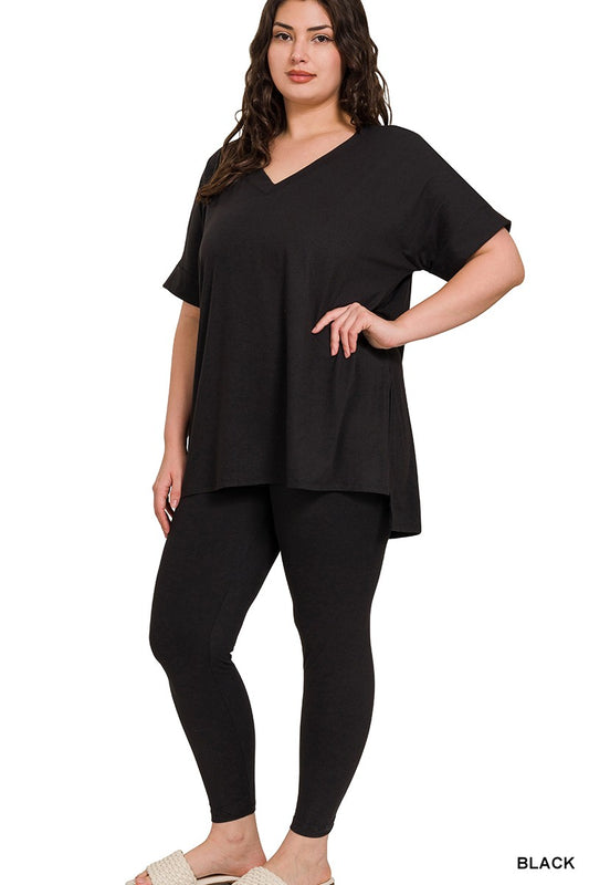 PLUS BUTTERY SOFT LOUNGEWEAR SET