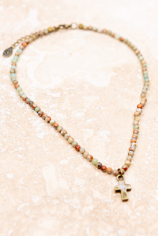 Kara Necklace Imperial Jasper